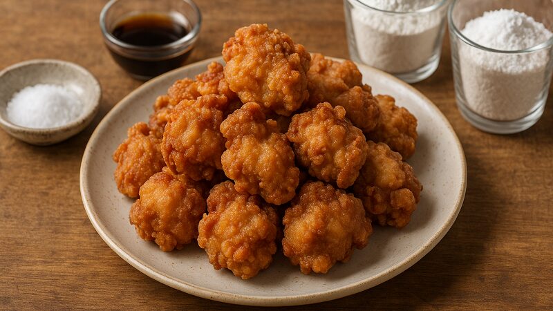 手作りから揚げ粉で安心レシピ！家庭の粉と調味料で本格派