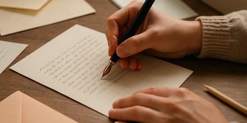 手紙を書く楽しさを再発見
