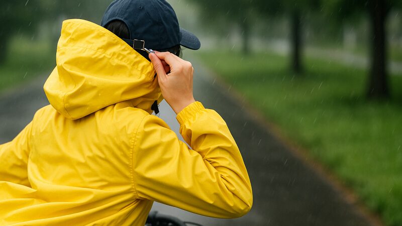 雨の日でも安心！風で脱げないレインコートのフード対策とおすすめアイテム徹底解説