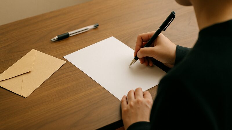 バイトを辞めるときの置き手紙｜感謝が伝わる例文＆書き方ガイド