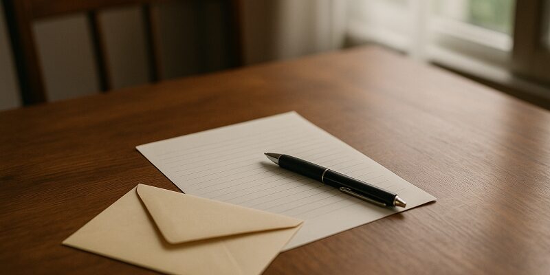 置き手紙は必要?書くべきタイミングと伝え方