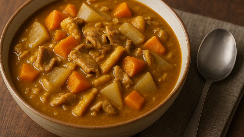 豚汁をリメイク！味噌×スパイスで驚きの和風カレーに