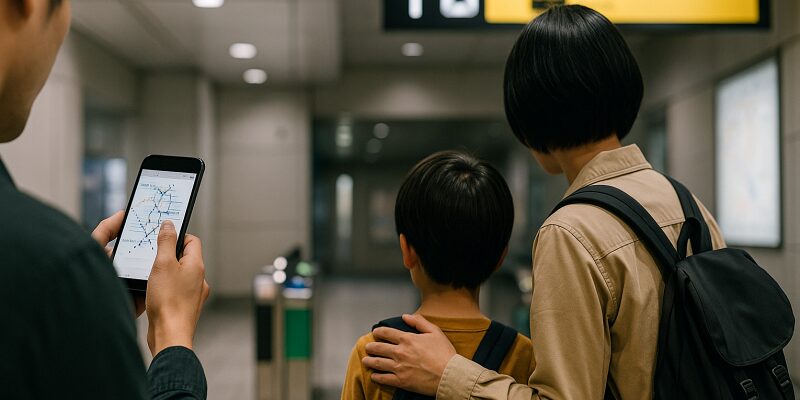 電車に乗る前の確認行動や改札前の注意