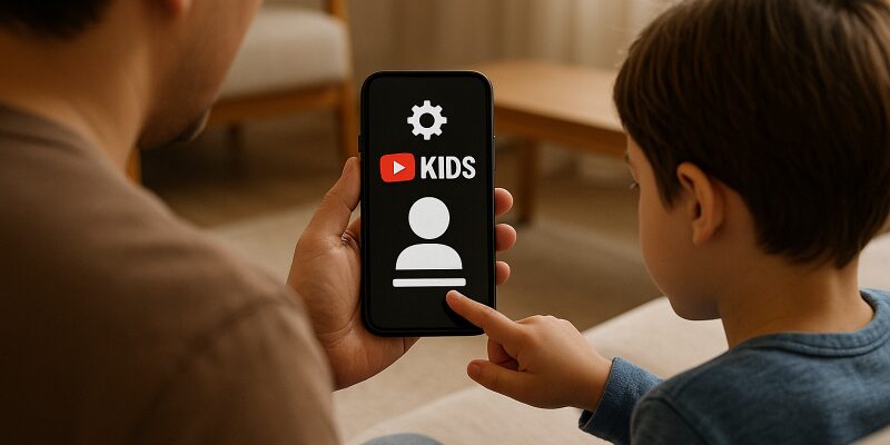 ファミリーリンクでYouTubeの利用制限がかかっている