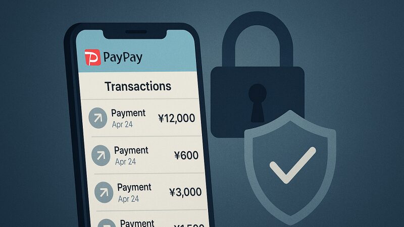 PayPayの取引履歴が削除・非表示できない仕組み