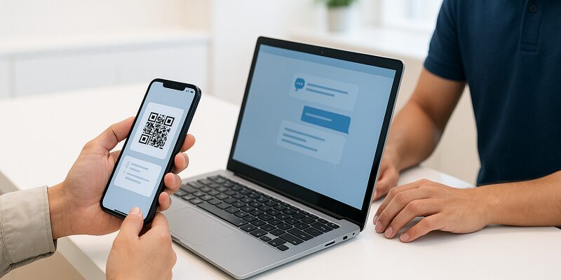 Appleサポートを利用する際の相談準備の様子