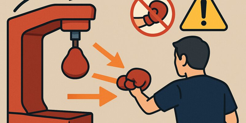 パンチングマシンで使われる“裏技”とそのリスクを説明する図解