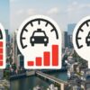 都市部と地方で異なるタクシー料金の比較イメージ