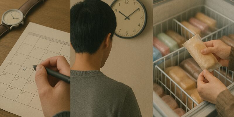 リュレアイスの再入荷を狙うために情報収集する様子