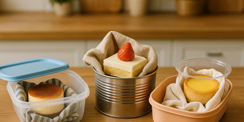 ケーキ箱がないときに使える代用品と工夫をまとめたビジュアル