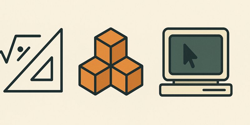 3乗、平方根、キャレット（^）などの数学記号の入力方法を紹介する図解風イメージ