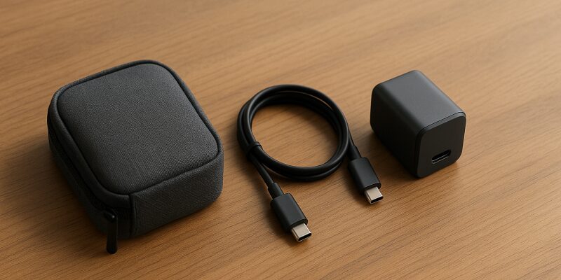 複数のUSB-C充電器やケーブル