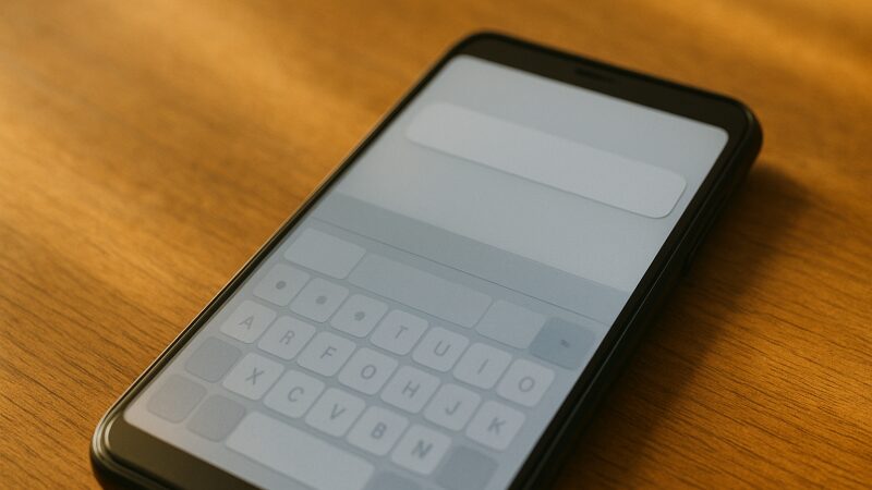 Androidスマホでキーボードから記号