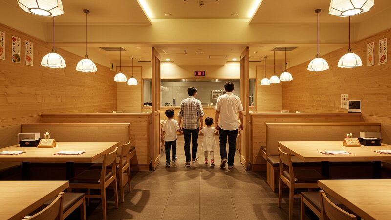 スシローでの楽しい外食